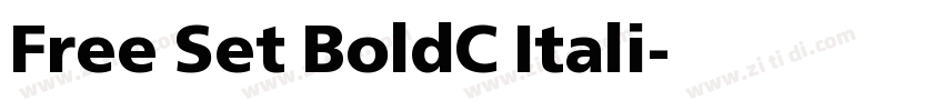 Free Set BoldC Itali字体转换